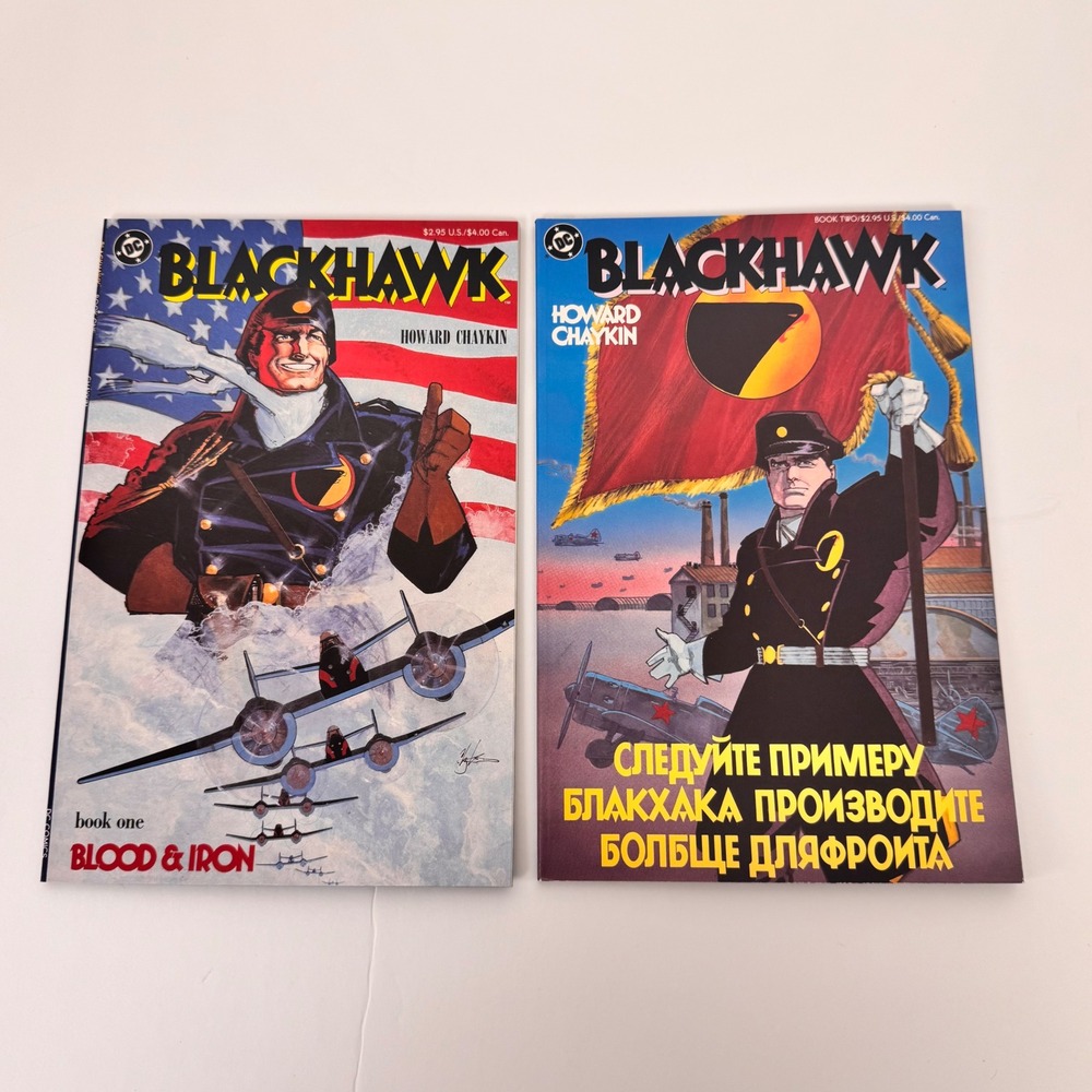 DC Comics Blackhawk Comic Book Set Multicolor Howard Chaykin 1987 1988 1st Print